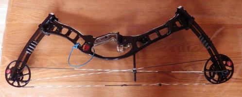 2011 HOYT ProHawk Compound Bow (met compounds) zwart, Sport en Fitness, Handboogschieten, Zo goed als nieuw, Compoundboog, Ophalen