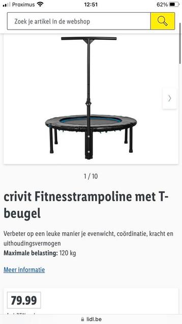 Fitness trampoline beschikbaar voor biedingen