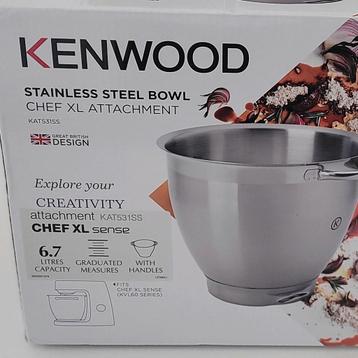 Kenwood Chef Xl Sense mengkom 6,7l. NIEUW EN ONGEBRUIKT beschikbaar voor biedingen