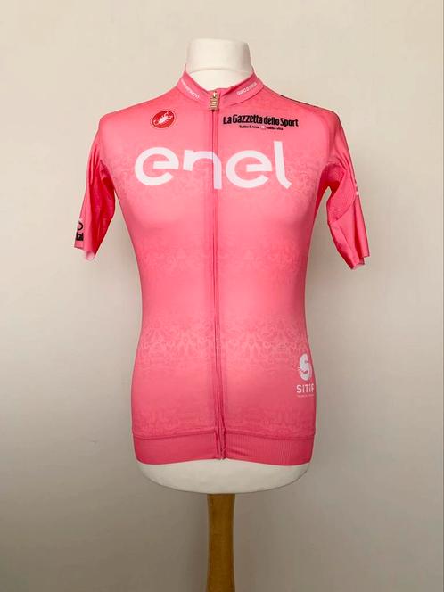 Giro d’Italia x Castelli Pink Leader Jersey 2022, Sport en Fitness, Wielrennen, Zo goed als nieuw, Kleding