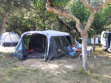 Opblaasbare tunnel tent tot 8pers, Caravans en Kamperen, Ophalen, Zo goed als nieuw, Tot en met 4
