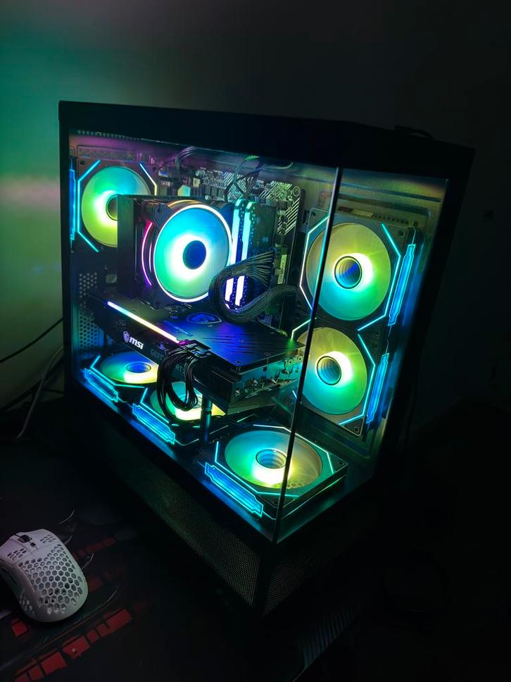 Asus  B550M-A wifi ryzen 7 5700x3d, Computers en Software, Desktop Pc's, Zo goed als nieuw, SSD, Ophalen
