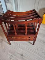 Vintage krantenbak met dubbele laden, Huis en Inrichting, Ophalen, Gebruikt