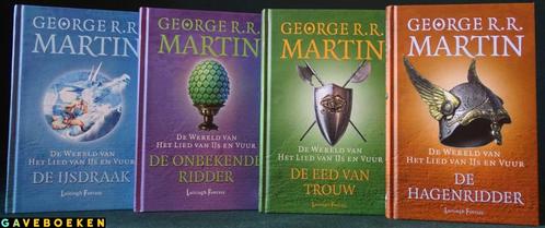 De wereld van het Lied van Ijs en Vuur - G Martin - 4x HC, Boeken, Fantasy, Gelezen, Ophalen of Verzenden