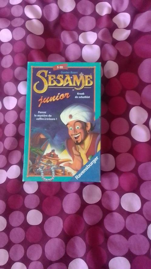 Sesame Junior — Geheugen- en observatiespel (Ravensburge), Hobby en Vrije tijd, Gezelschapsspellen | Bordspellen, Zo goed als nieuw