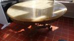 Onyx rond salontafel, Huis en Inrichting, Tafels | Salontafels, Ophalen, Overige materialen, 50 tot 100 cm, Rond