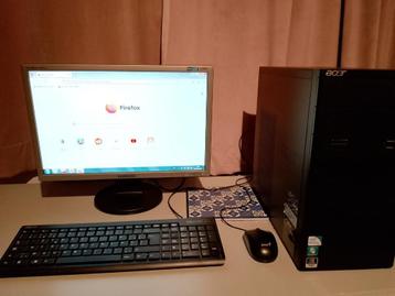 PC KLAAR VOOR GEBRUIK DESKTOPCOMPUTER + WIFI beschikbaar voor biedingen