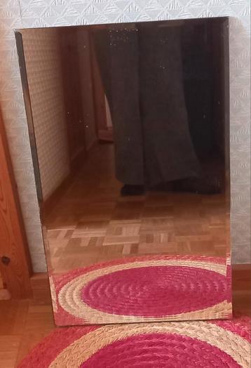 Oude spiegel periode 1950 -  65,5 x 40,5 cm  beschikbaar voor biedingen