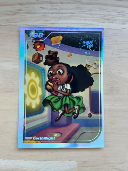 LRG Kaart Nr. 198 - Earthnight, Hobby en Vrije tijd, Stickers en Plaatjes, Zo goed als nieuw, Ophalen of Verzenden