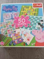 Jeux de plateau 50-en-1 Peppa Pig, Hobby & Loisirs créatifs, Comme neuf, Trois ou quatre joueurs, Enlèvement ou Envoi, Trefl