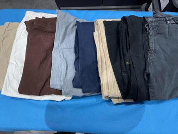 lot de 8 pantalons taille 44 et lot de 2 pantalons en 42  lo disponible aux enchères