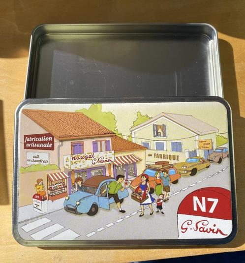 nougat doos Montélimar met de National N7, Verzamelen, Blikken, Nieuw, Overige, Overige merken, Ophalen