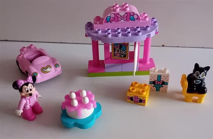 Duplo 10873 Minnie's verjaardagsfeestje - complete set, Kinderen en Baby's, Speelgoed | Duplo en Lego, Zo goed als nieuw, Duplo