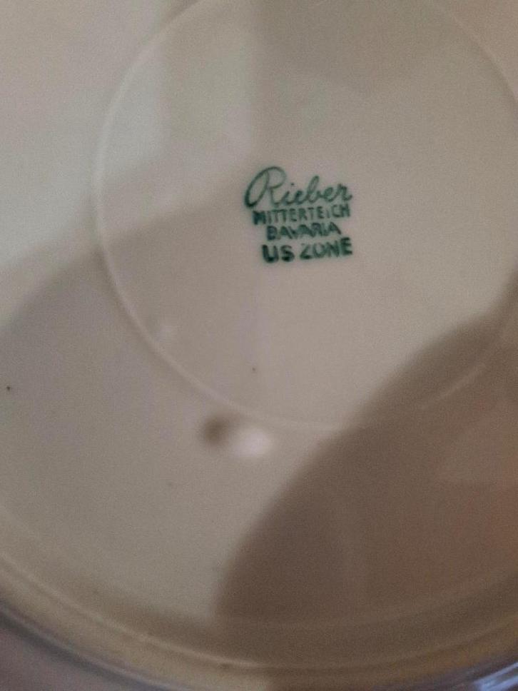 Service à café — Rieber Mitterteich (américaine, 1945-1949), Antiquités & Art, Antiquités | Services (vaisselle) complet, Enlèvement ou Envoi