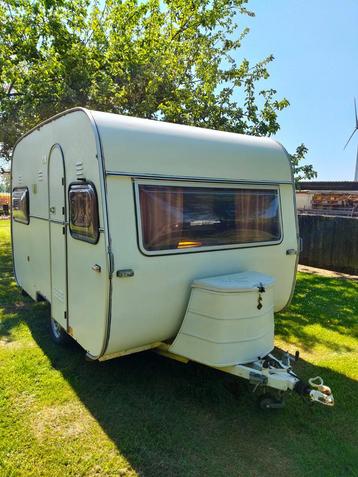 Origineel Vintage De Reu Caravan 740kg in prima staat!  beschikbaar voor biedingen