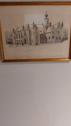 Tekening kasteel van  Rumbeke.  Joel verbeke, Antiek en Kunst, Ophalen