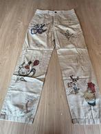 Broek - Burberry Doodle Cropped Chinos Dames Maat 12 [44] Be, Verzenden, Zo goed als nieuw, Beige