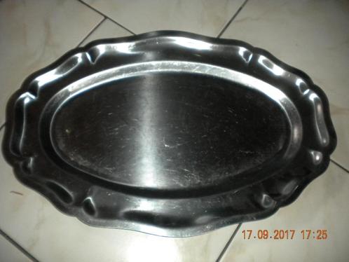 Inox schotel (2st.), Huis en Inrichting, Woonaccessoires | Dienbladen, Ophalen
