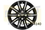 Toyota Aygo velg Aluminium 15'' 10-spaaks hoogglans zwart /, Auto-onderdelen, 15 inch, Verzenden, Nieuw, Band(en)