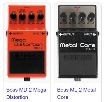 Boss MD2 Mega Destruction MT2 Metal Core nieuwe