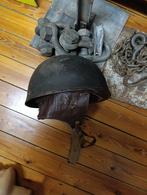 WO2 Engelse moto helm NOS, Ophalen, Landmacht, Helm of Baret