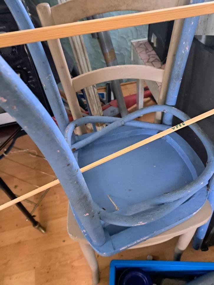 table, chaises, Maison & Meubles, Tables | Tables à manger, Utilisé, Quatre personnes, Rond, Enlèvement