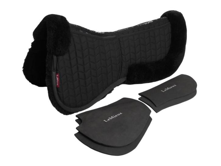 LeMieux Merino+ Prosorb 2 pocket Zadelonderlegger Zwart, Dieren en Toebehoren, Paarden en Pony's | Dekens en Dekjes, Nieuw, Dekje