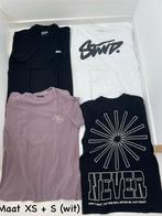 Set 4 tshirts maat XS (witte = S) goede staat, Ophalen of Verzenden, Zo goed als nieuw, Maat 46 (S) of kleiner