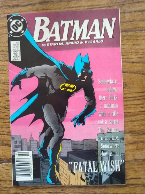 Batman (1940)#430 -Fatal Wish by Jim Starlin & Jim Aparo, Boeken, Strips | Comics, Gelezen, Eén comic, Amerika, Ophalen of Verzenden
