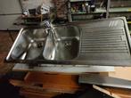Dubbele spoelbak Franke, Huis en Inrichting, Keuken | Keukenelementen, Ophalen, Gebruikt