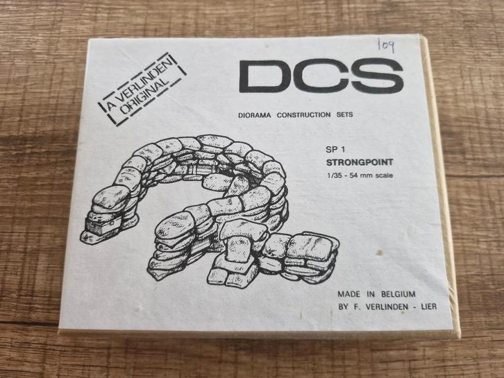 DCS - Verlinden Strongpoint 1/35, Hobby en Vrije tijd, Modelbouw | Figuren en Diorama's, Zo goed als nieuw, Diorama, 1:35 tot 1:50