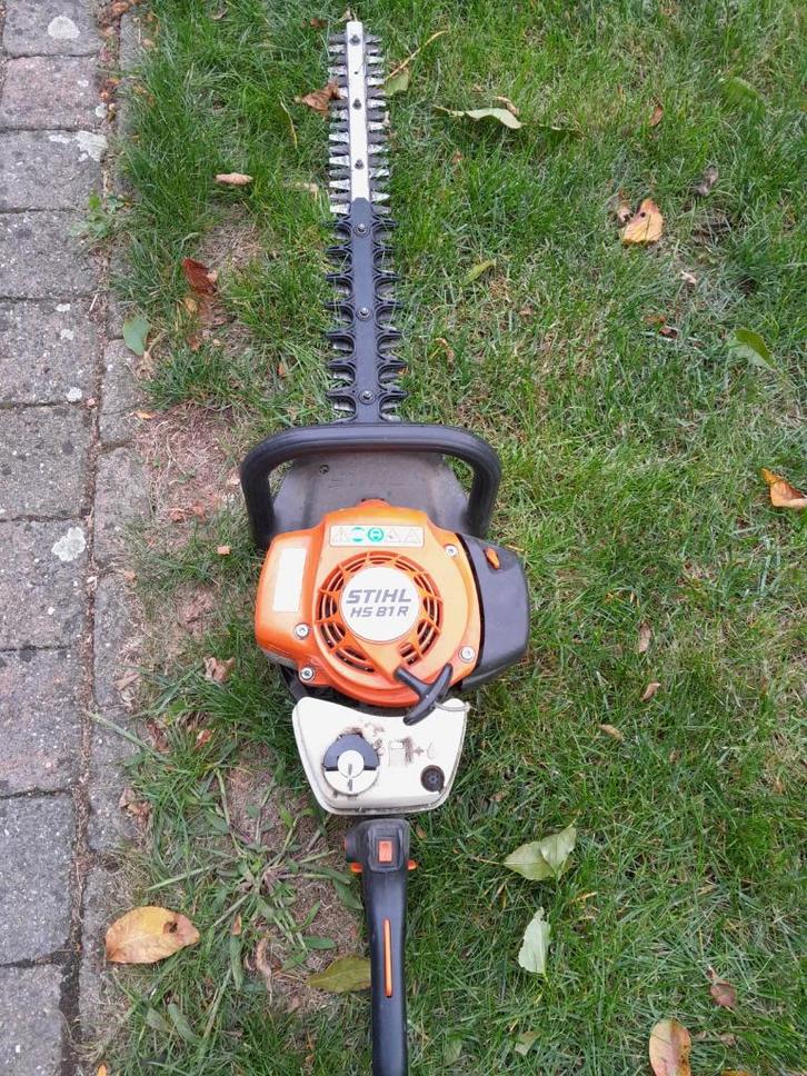 stihl hs 81r en 82t, Tuin en Terras, Heggenscharen, Gebruikt, Benzine, Ophalen