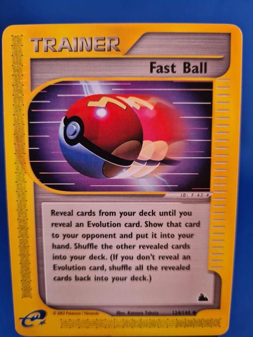 Fast Ball 124/144 - Skyridge, Hobby en Vrije tijd, Verzamelkaartspellen | Pokémon, Zo goed als nieuw, Verzenden