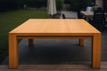 Massieve houten eettafel 160160 cm – zeer stevig en zwaar beschikbaar voor biedingen