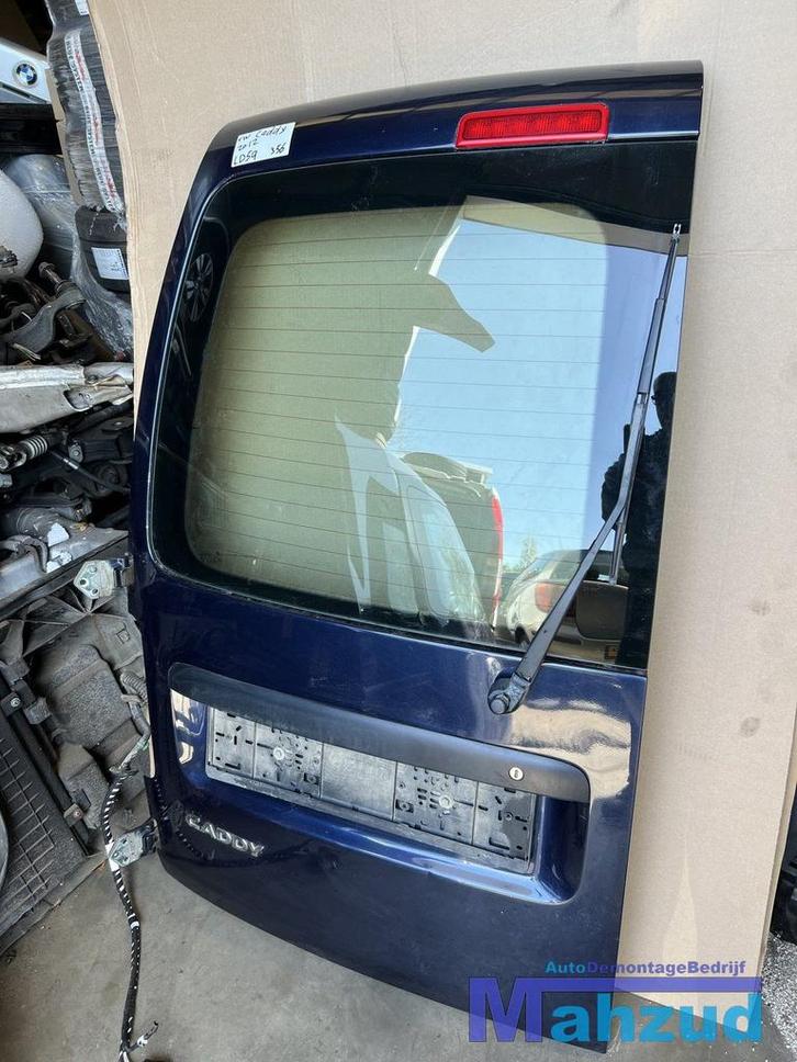 2012 VW CADDY 3 BLAUW LD5Q LINKS Achter deur portier, Auto-onderdelen, Carrosserie, Deur, Volkswagen, Gebruikt, Ophalen