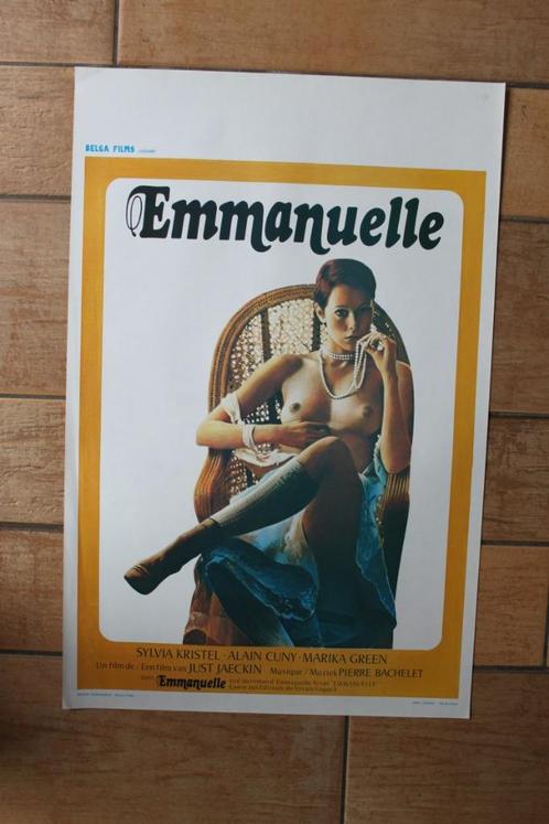 filmaffiche Emmanuelle 1974 Sylvia Kristel filmposter, Collections, Posters & Affiches, Comme neuf, Cinéma et TV, A1 jusqu'à A3