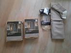 gordijnen / verduisterend / taupe / 140 x 260 / NIEUW, 100 tot 150 cm, 200 cm of meer, Grijs, Nieuw