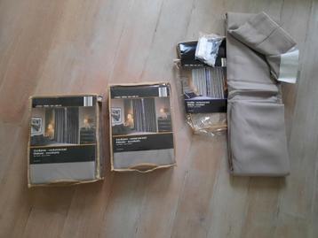 gordijnen / verduisterend / taupe / 140 x 260 / NIEUW beschikbaar voor biedingen