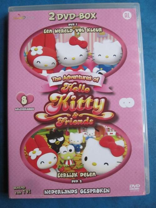 The Adventures of Hello Kitty & Friends 2 DVD-BOX, Cd's en Dvd's, Dvd's | Tekenfilms en Animatie, Zo goed als nieuw, Amerikaans