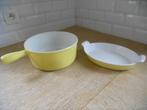 ovenschaal + braadpan geëmailleerde (gietijzeren Brradpan), Huis en Inrichting, Keuken | Potten en Pannen, Ophalen of Verzenden