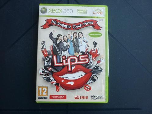 Jeu XBOX 360 - Lips : number one hits, Games en Spelcomputers, Games | Xbox 360, Gebruikt, Muziek, Ophalen of Verzenden