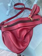 Sac à main Delvaux, Ophalen, Gebruikt, Rood, Handtas