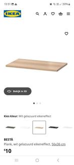 Ikea Besta plank eik, Huis en Inrichting, Ophalen, Zo goed als nieuw