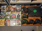 console xbox original + 4 manettes + 12 jeux, Games en Spelcomputers, Ophalen, Gebruikt, Met 3 controllers of meer, Met games