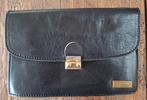 mannen tas zwart leder, Handtassen en Accessoires, Ophalen of Verzenden, Gebruikt, Zwart, Leder