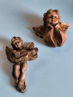 2 gipsen engeltjes, Ophalen of Verzenden