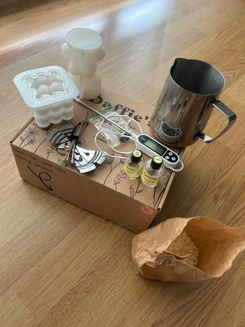 DIY kaarsen maken - starterset, Hobby en Vrije tijd, Knutselen, Gebruikt, Knutselwerk, Ophalen of Verzenden