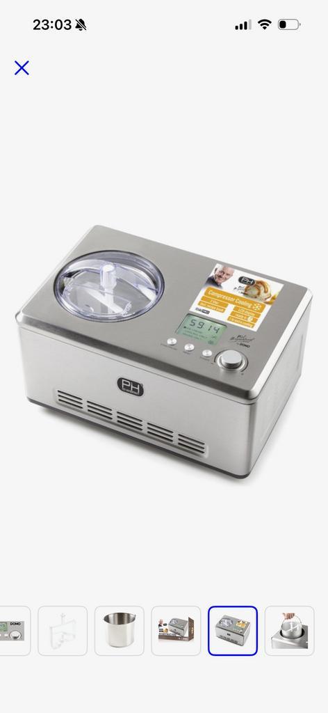 Domo ijsmachine, Elektronische apparatuur, IJsmachines, Zo goed als nieuw, Ophalen