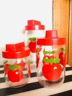 Vintage - Set 3x Gulf Potten - Appels, Ophalen of Verzenden