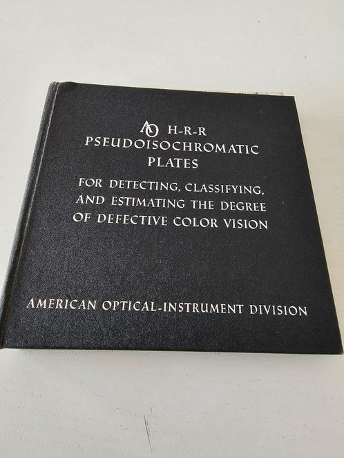 Pseudoisochromatische Platen" van de American Optical-Instru, Boeken, Techniek, Ophalen of Verzenden
